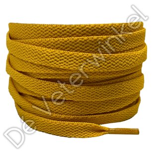 Nike veters plat 8mm University Gold - per paar Nike veters plat 8mm University Gold - per paar