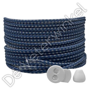 Lock veters REFLECTIE Donkerblauw Lock veters REFLECTIE Donkerblauw