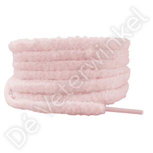 Fluffy veters 10mm Baby Roze - per paar Fluffy veters 10mm Baby Roze - per paar