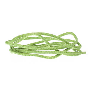 *Rond 2mm wax Lichtgroen - per paar *Rond 2mm wax Lichtgroen - per paar