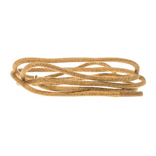*Rond 2mm wax lichtbruin - per paar *Rond 2mm wax lichtbruin - per paar
