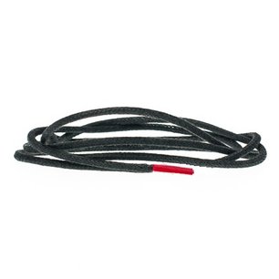 *Rond 2mm wax Zwart-/ Rode pinken - per paar *Rond 2mm wax Zwart-/ Rode pinken - per paar