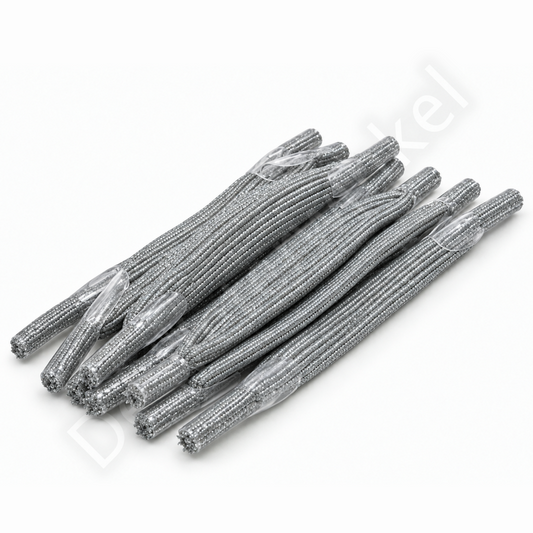 Tieloxx Mini - Glitter Silver  14 stuks