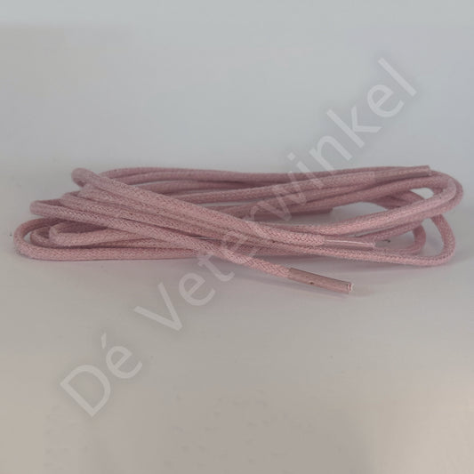 Rond 2mm wax Baby Roze 75cm