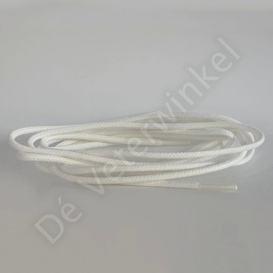 Rond 2mm wax Gebroken Wit 75cm
