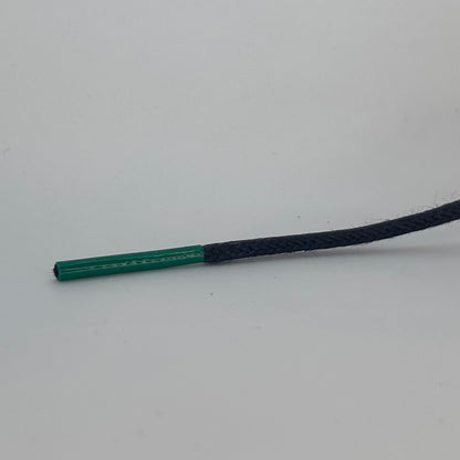 Rond 2mm wax Zwart-/ Groene pinken 75cm