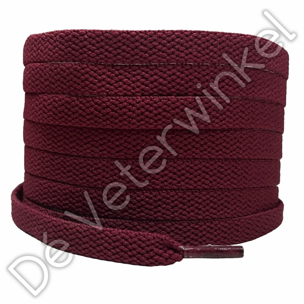 Nike laces flat 8mm Dark Beetroot
