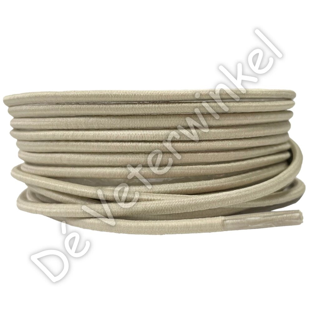 Round 3mm ELASTIC Beige