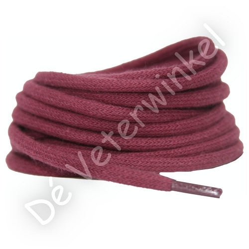 Round 5mm cotton BordeauxRed