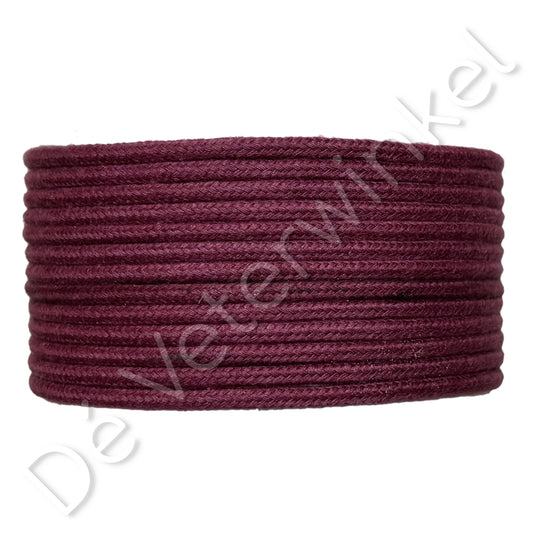 Cordlace 3mm cotton BordeauxRed
