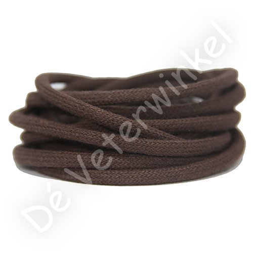 Round 5mm cotton Brown