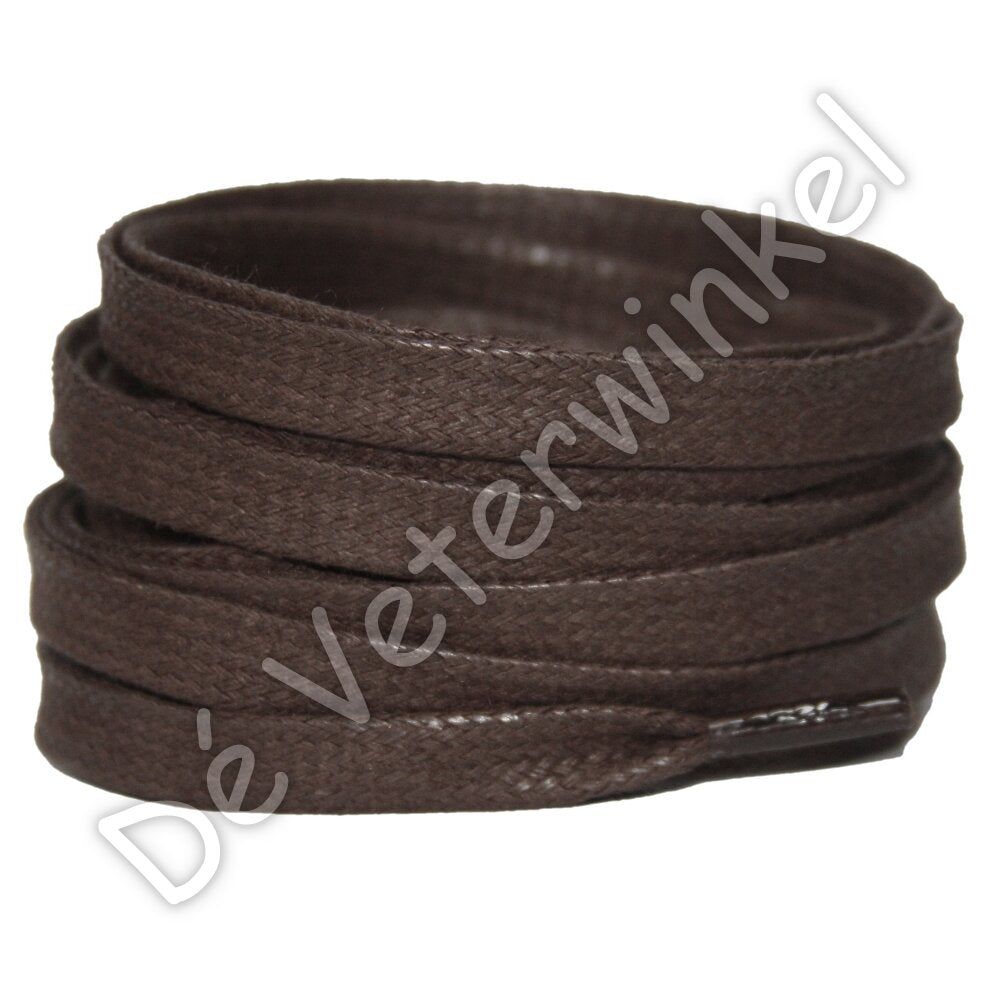 Flat 8mm wax Brown