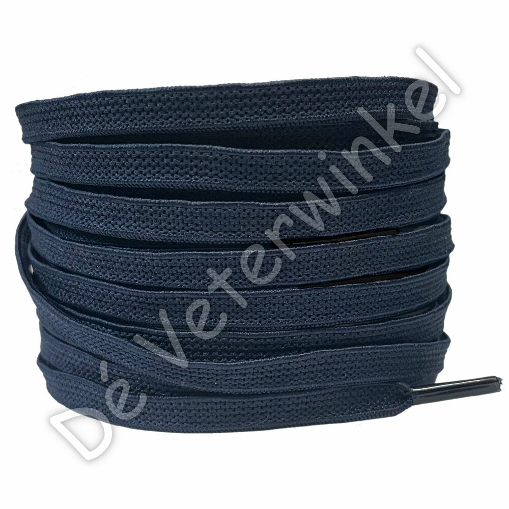 Flat ELASTIC 7mm Dark Blue