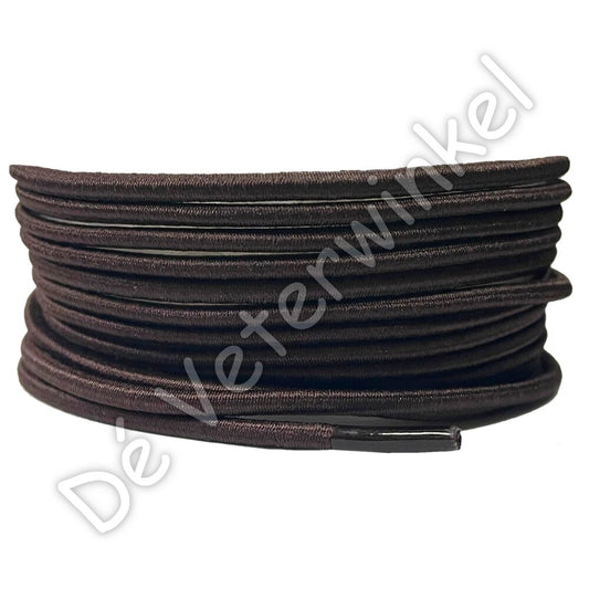 Round 3mm ELASTIC Dark Brown