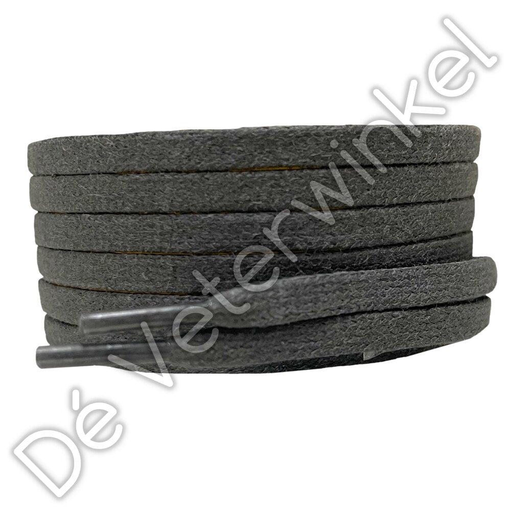 Flat 4mm wax Dark Grey