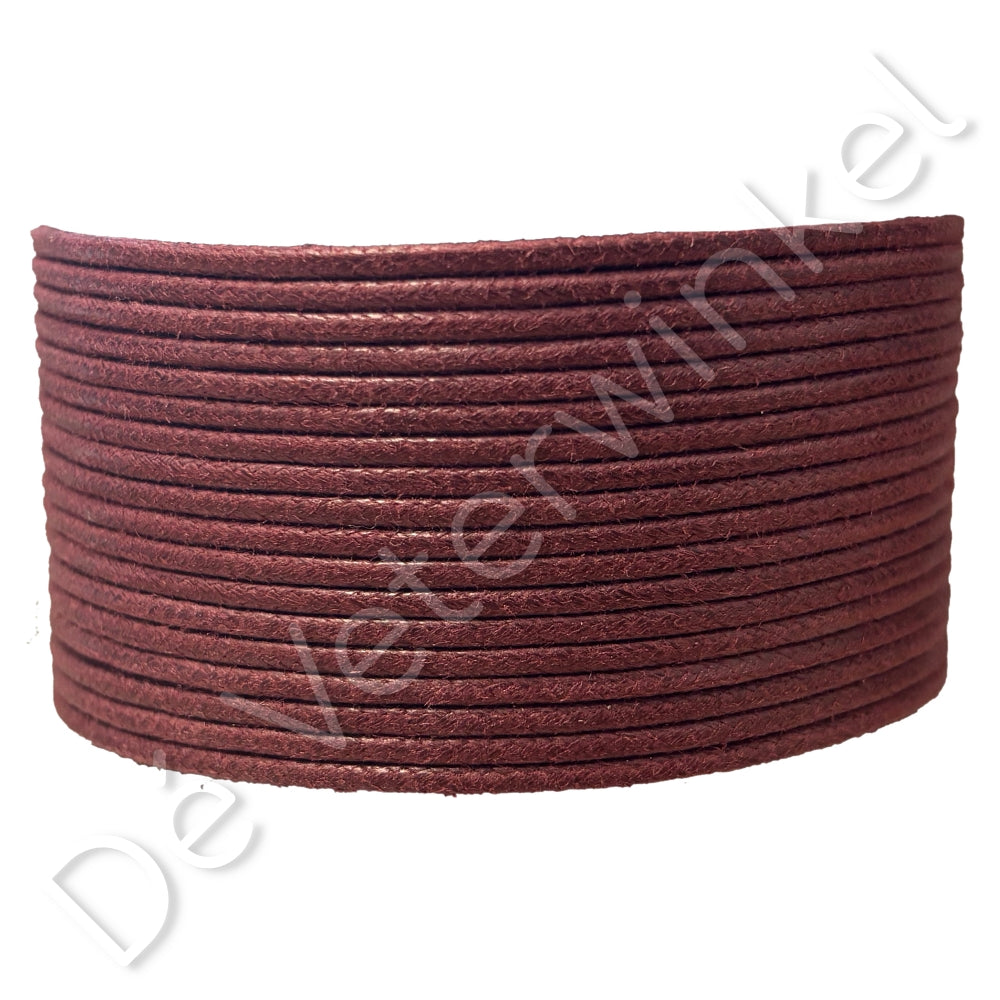 Round 2mm wax Dark Red