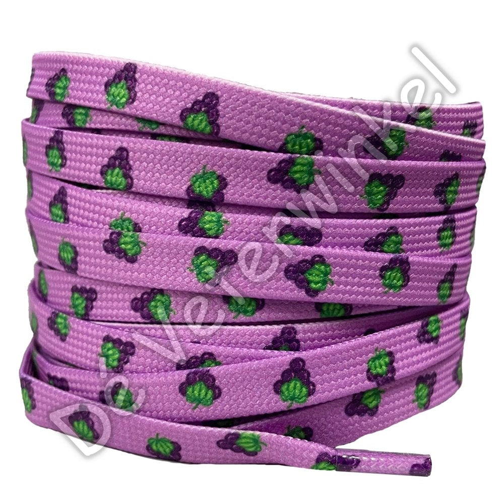 Printed lace 8mm Grape