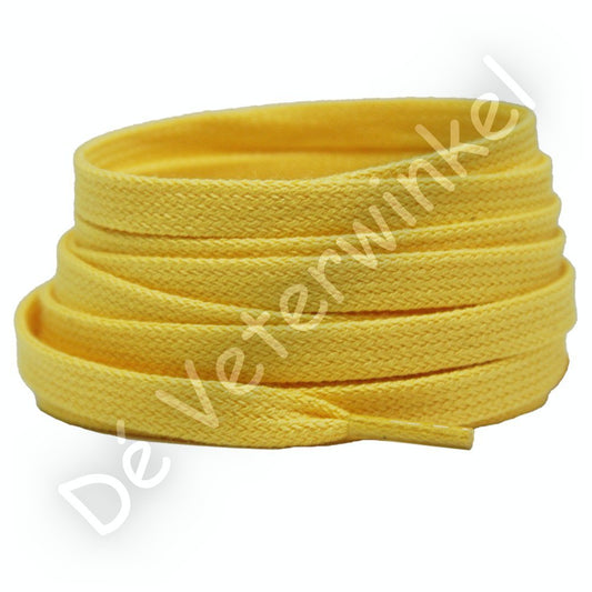 Flat 8mm cotton Yellow