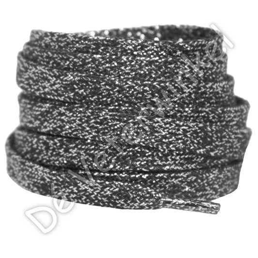 Glitter lace 8mm Graphite