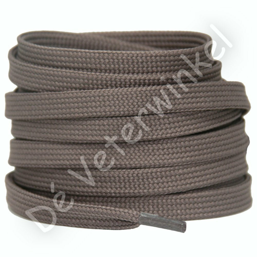 Flat 8mm polyester GreyTaupe