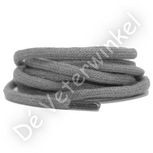 Round 5mm cotton Grey