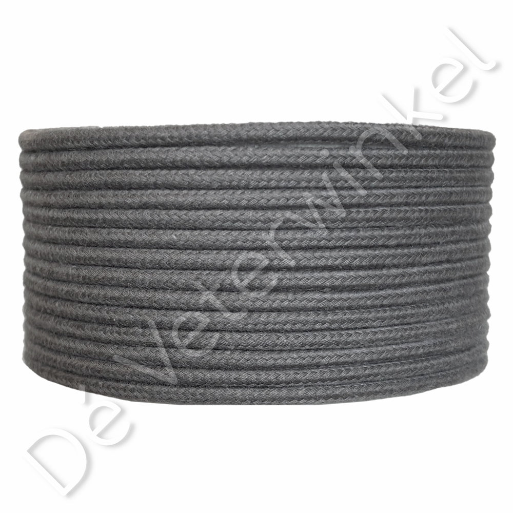 Cordlace 3mm cotton Grey