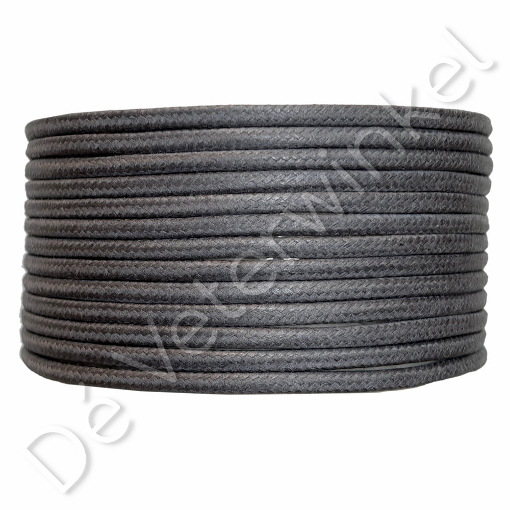 Trendlace 3mm WAX Grey