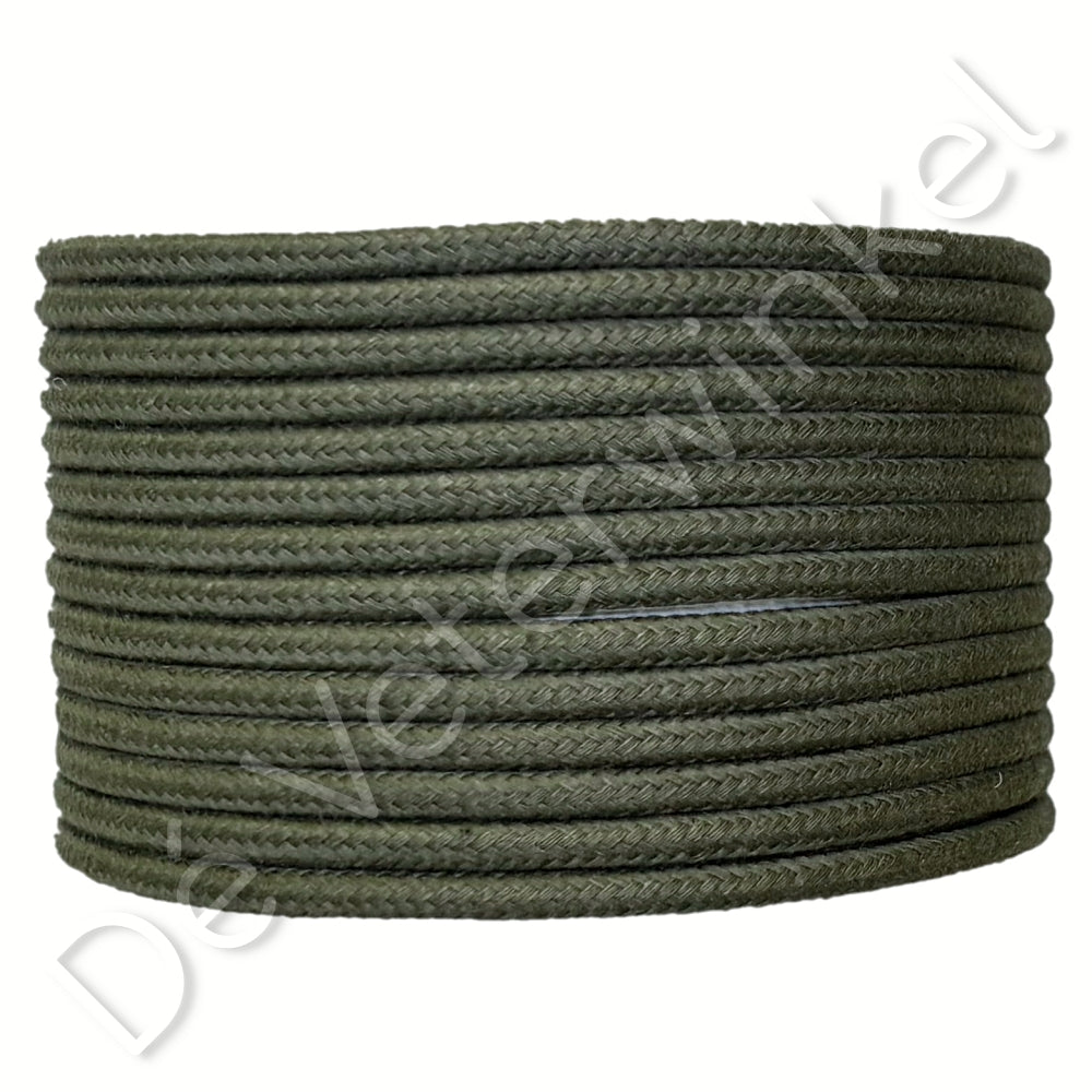 Round 4mm cotton Green