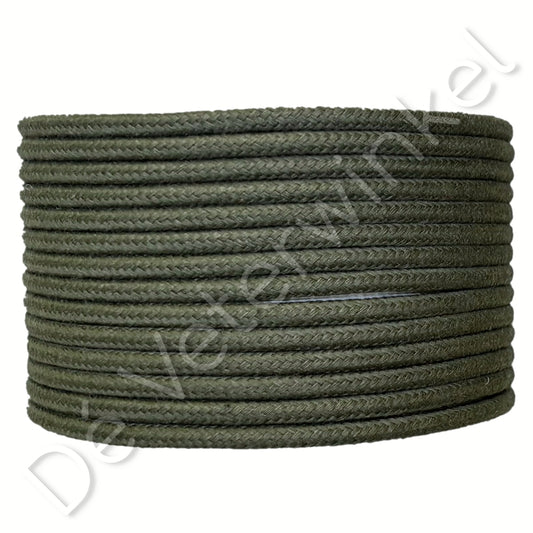 Round 4mm cotton Green