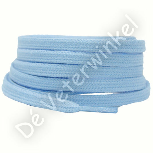 Flat cotton 6mm Light Blue