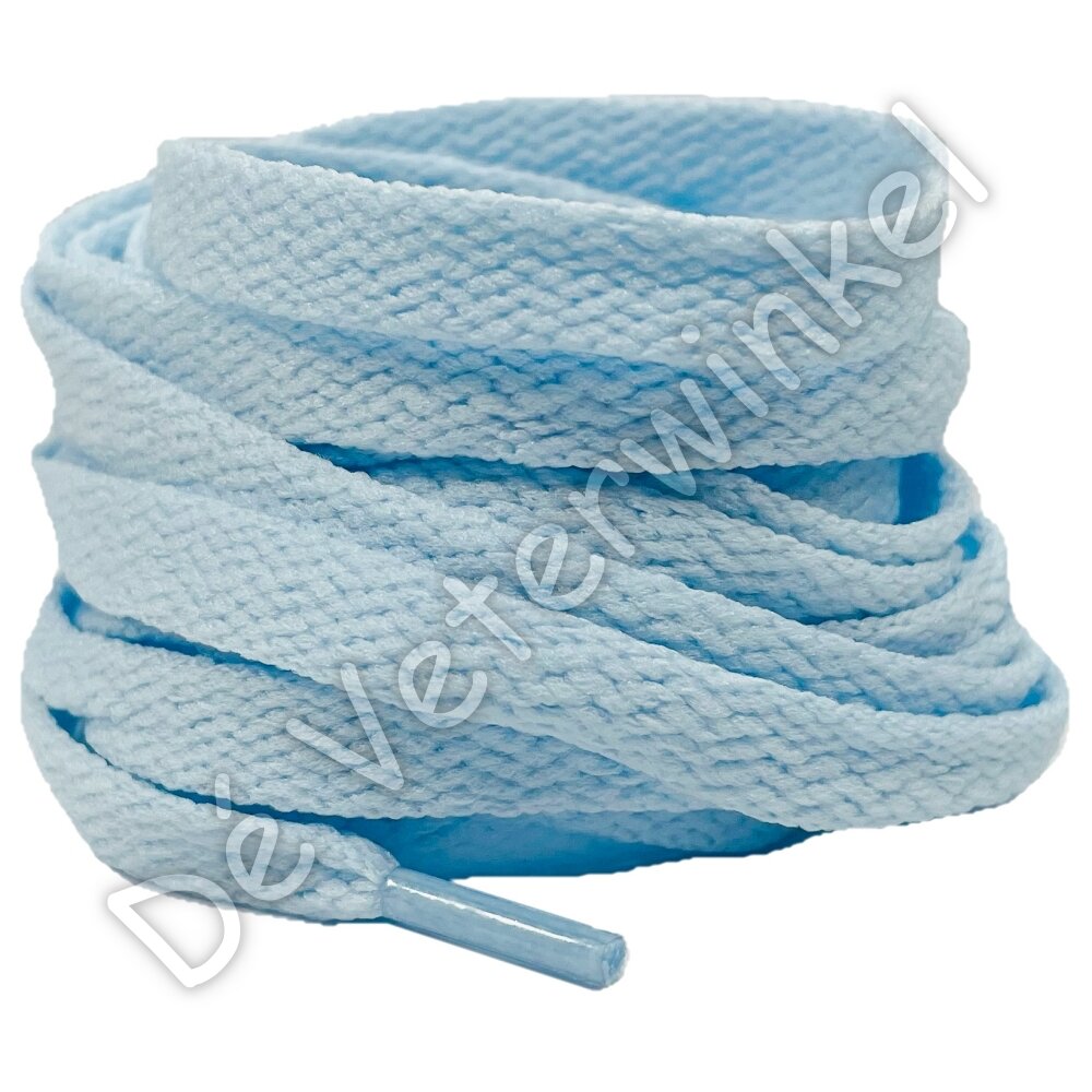 Nike laces flat 8mm Light Blue