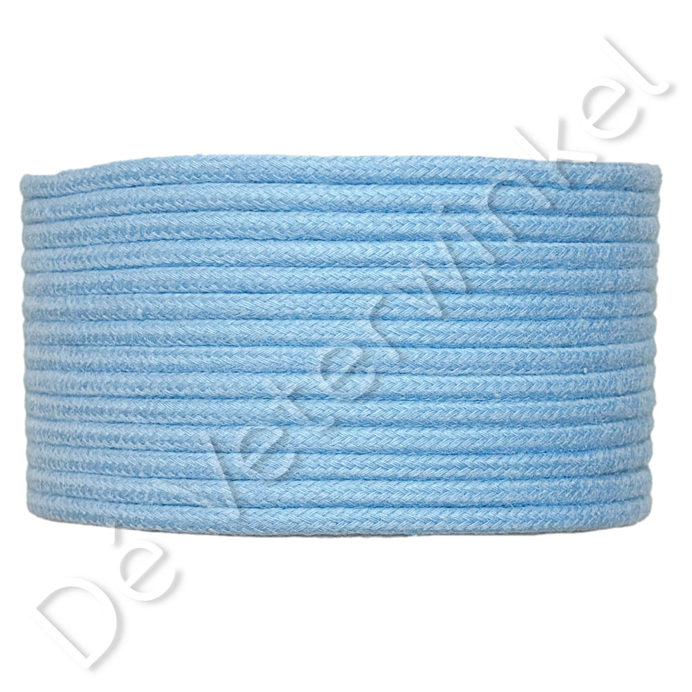 Cordlace 3mm cotton Light Blue