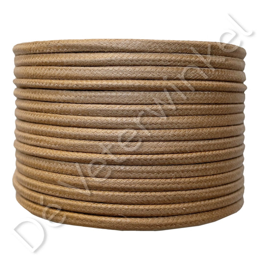 Trendlace 3mm WAX Light Brown