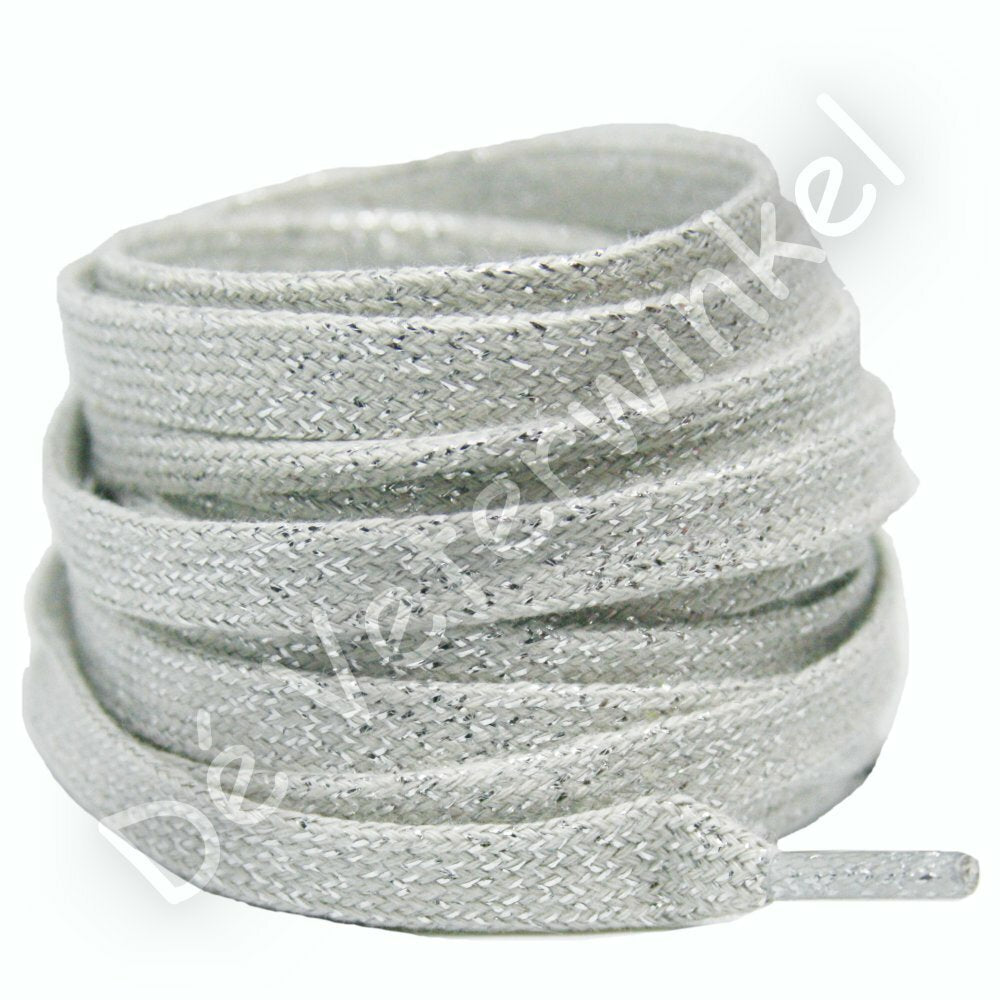Glitter lace 8mm Light Grey