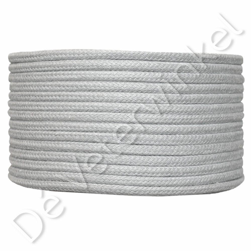 Cordlace 3mm cotton Light Grey