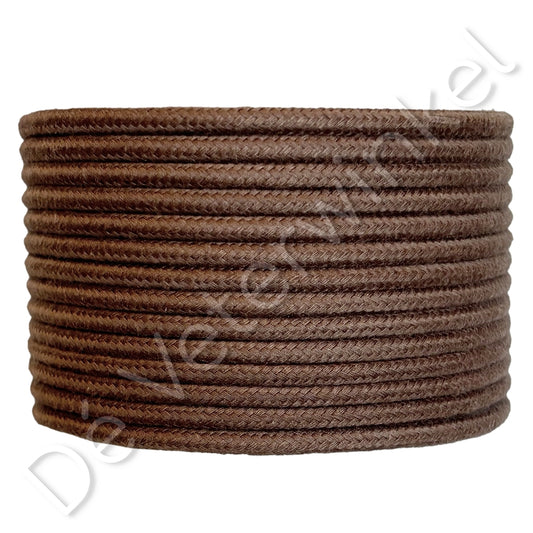 Round 4mm cotton Medium Brown