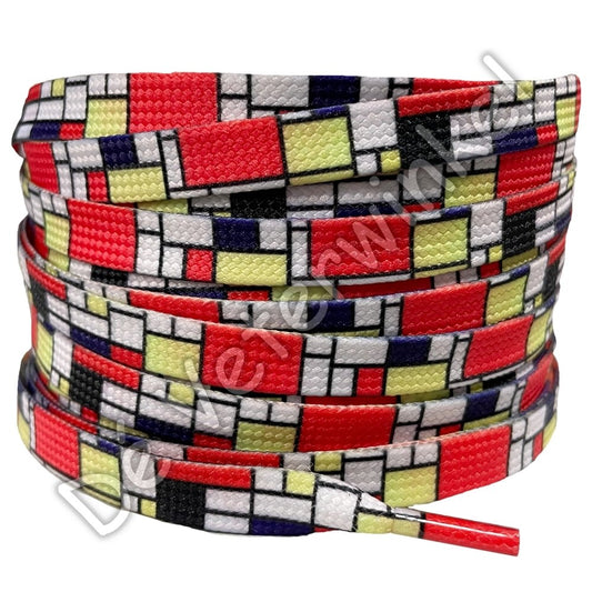 Printed lace 8mm Mondrian