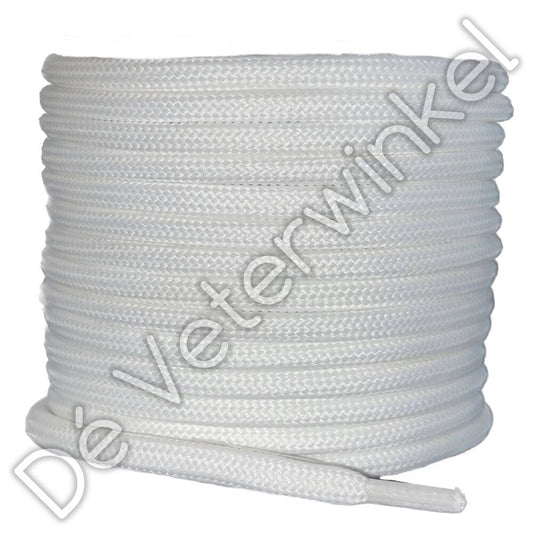 Rond 6mm(!) polyester Natural-White