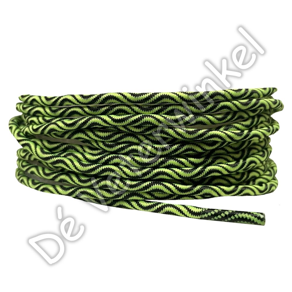 Round 3mm ELASTIC Sunbeach Neon Yellow