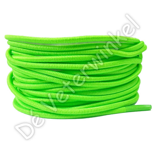 Round 3mm ELASTIC Neon Green