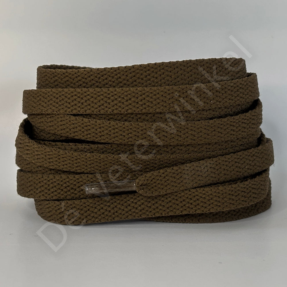 Nike laces flat 8mm Medium Brown
