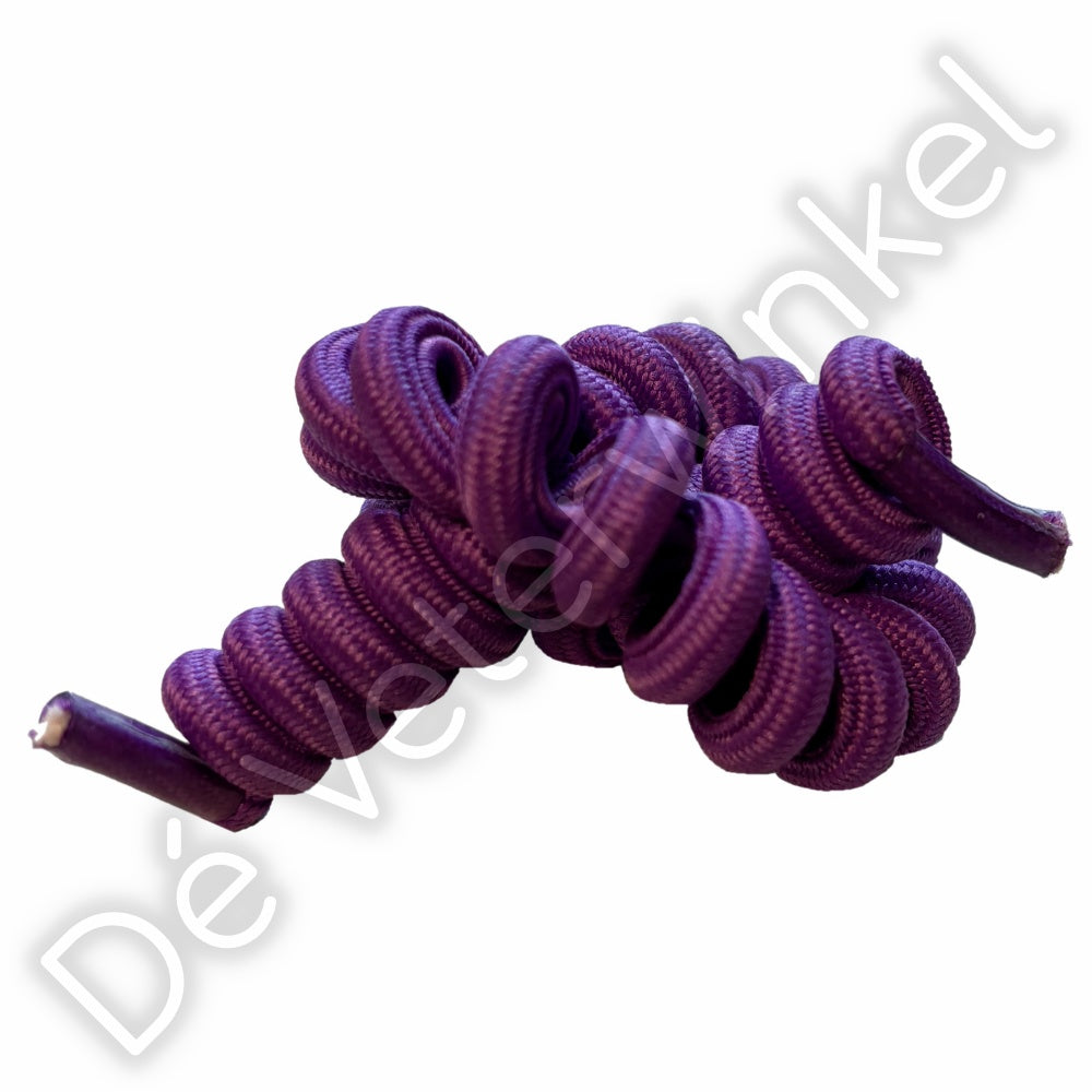 Curly laces Purple 120cm