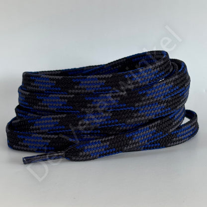 Plat 8mm polyester Camouflage Blauw