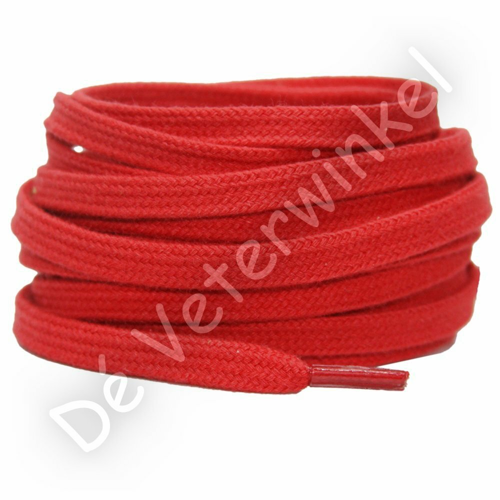 Flat cotton 6mm Red