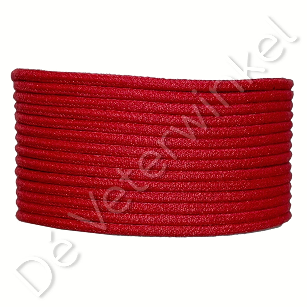Cordlace 3mm cotton Red