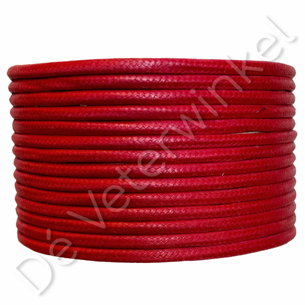 Trendlace 3mm WAX Red