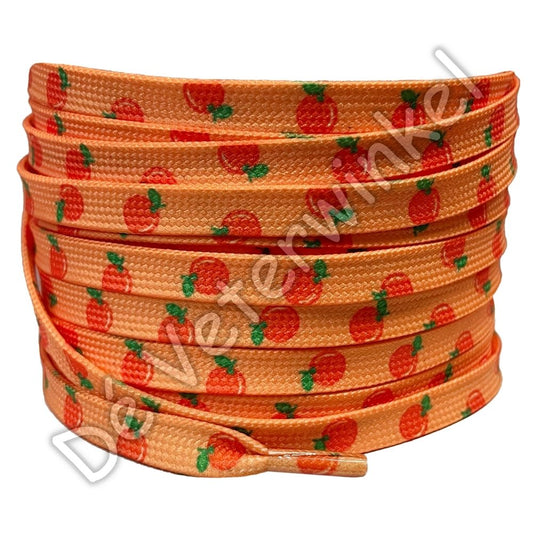 Printed lace 8mm Orange