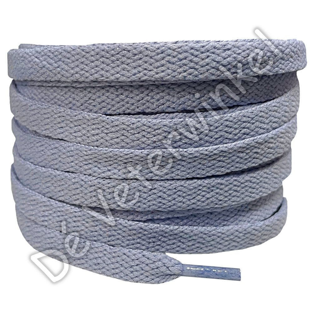 Nike laces flat 8mm Light Steel Blue