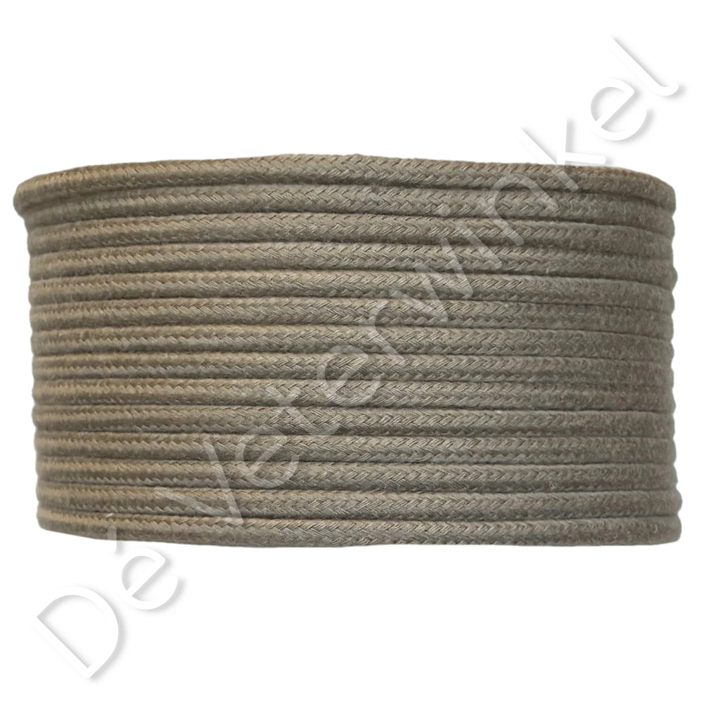 Cordlace 3mm cotton TaupeGreen