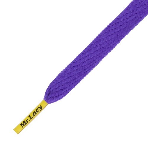 Mr.Lacy - Flatties Violet/ YELLOW TIPS 130cm